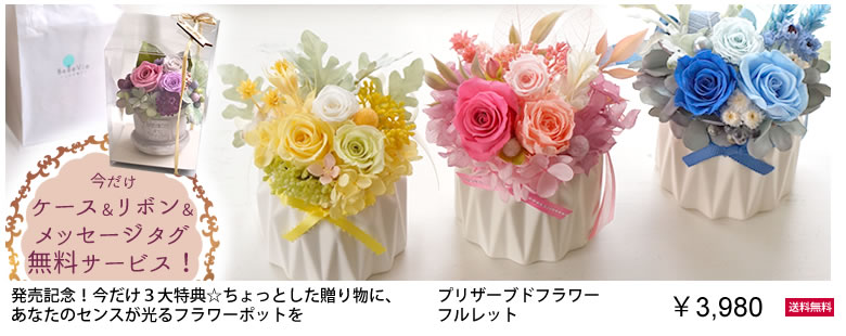 プリザーブドフラワー フルレット