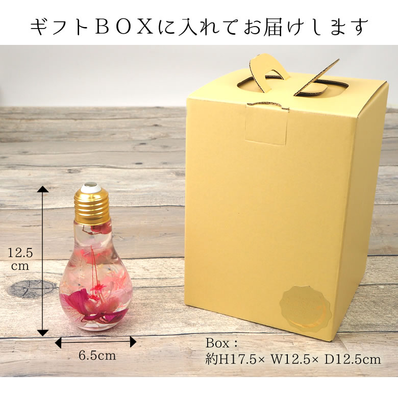 ギフトボックスでお届けします