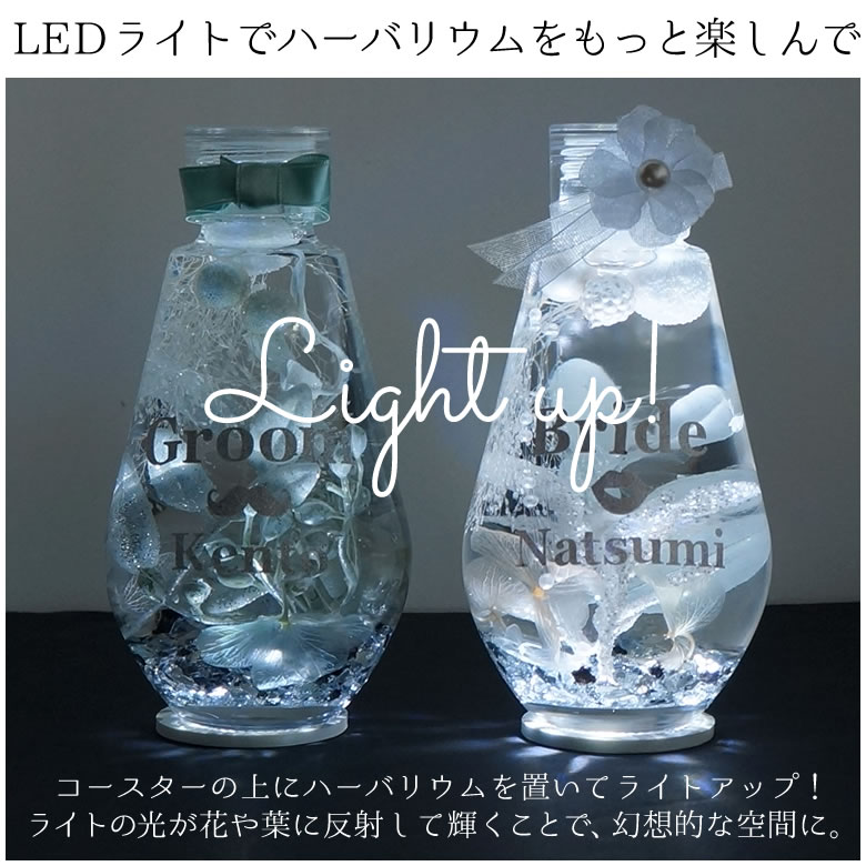ハーバリウムをもっと楽しむLED