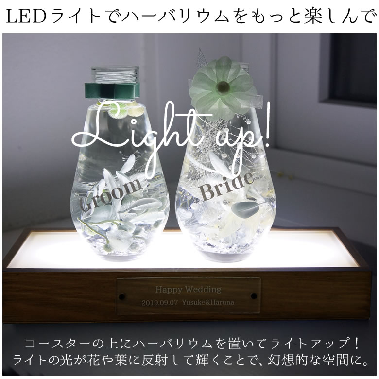 ハーバリウムをもっと楽しむLED