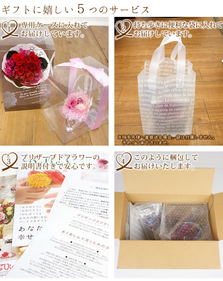 ギフトに嬉しい5つのサービス
