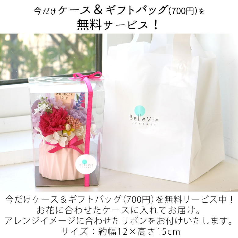 ケースに入れてお届けします