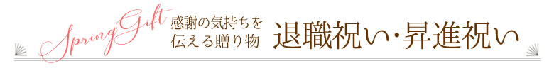 退職祝い・昇進祝い