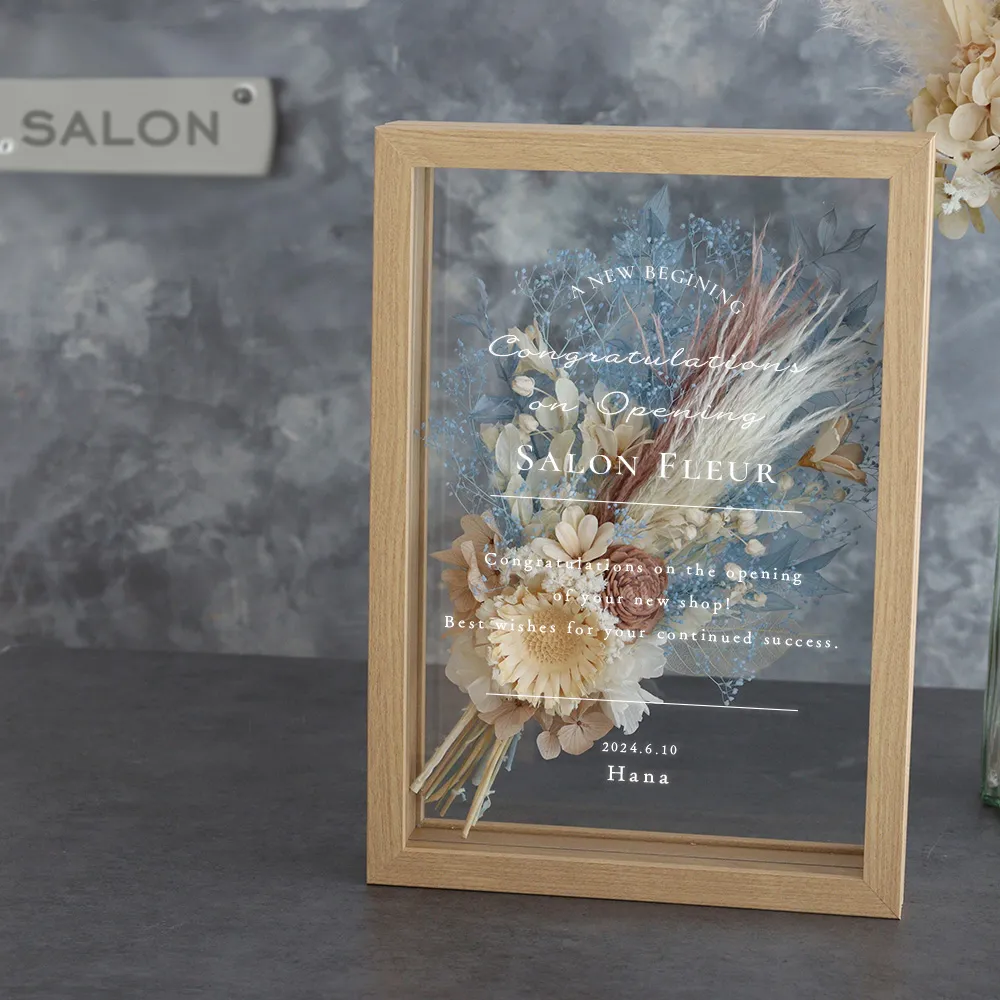 ドライフラワー フラワーフレーム　メルシーブーケ