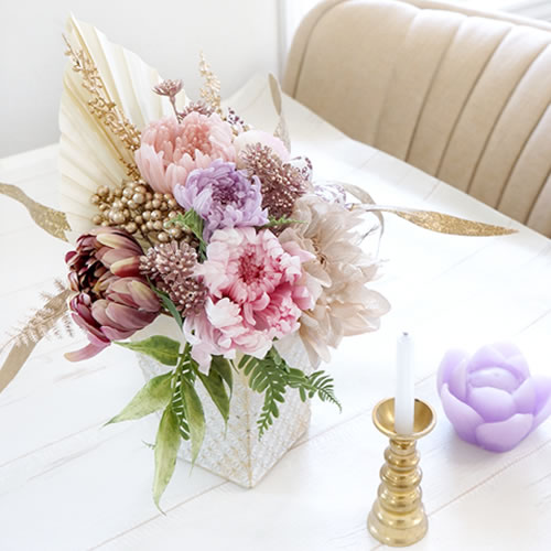 プリザーブドフラワー 仏花 お供え花 乙女菊（おとめぎく）