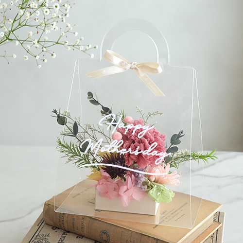 プリザーブドフラワーアレンジ フルールトートバッグプティ