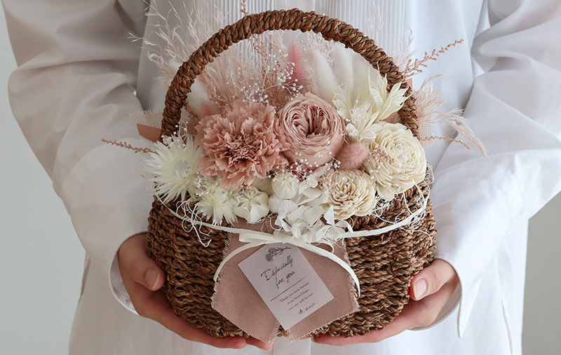 プリザーブドフラワー パニエ・ド・フルール（Panier de fleurs）