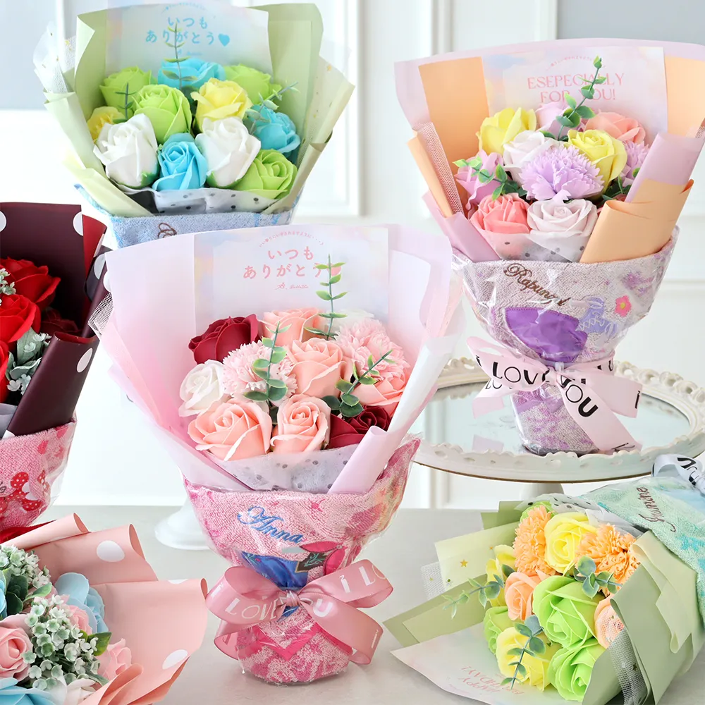 ディズニープリンセスタオルソープフラワーブーケ|ベルビーフルール