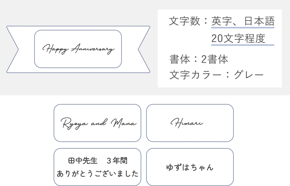 メッセージ　自由文　+330円