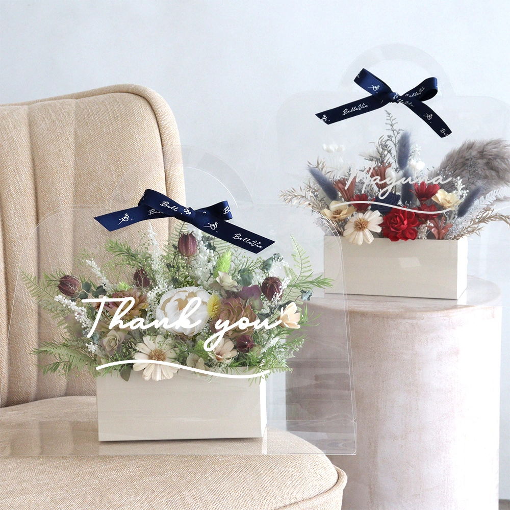 ソラフラワー　クリアバッグブーケ 