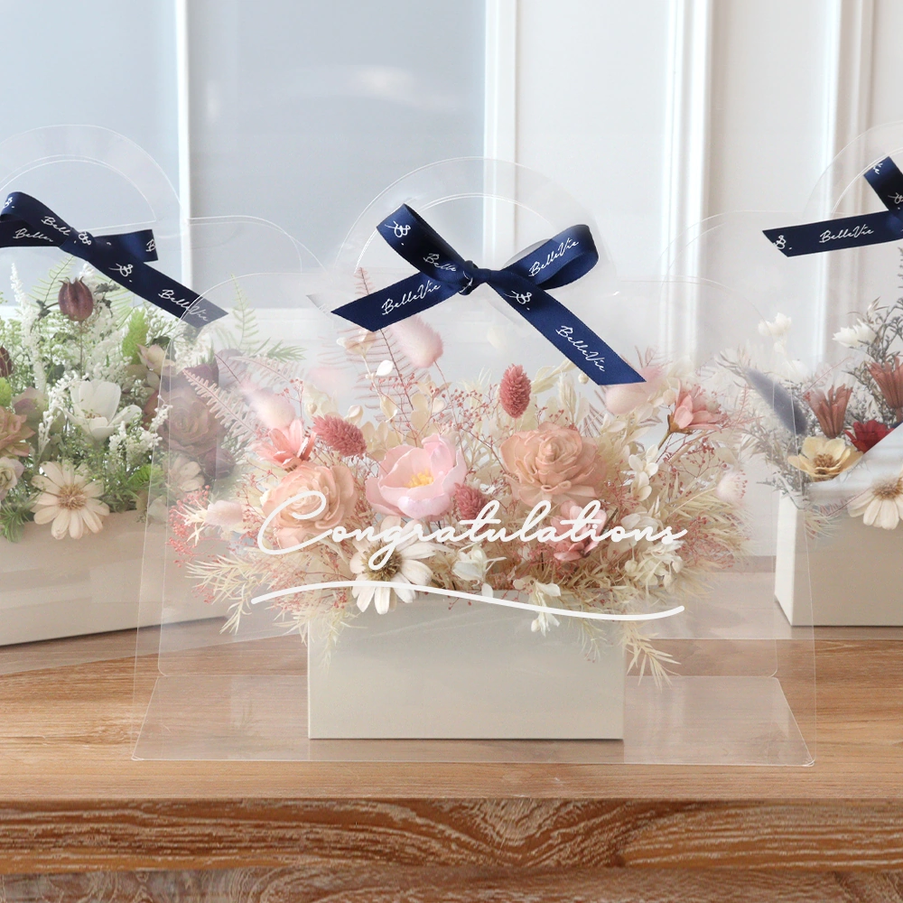 ソラフラワー クリアバッグブーケ