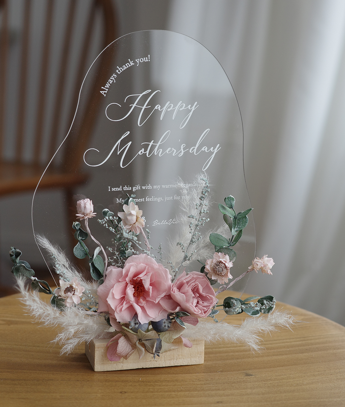 プリザーブドフラワー　クリアバッグ フルールトートバッグプティ