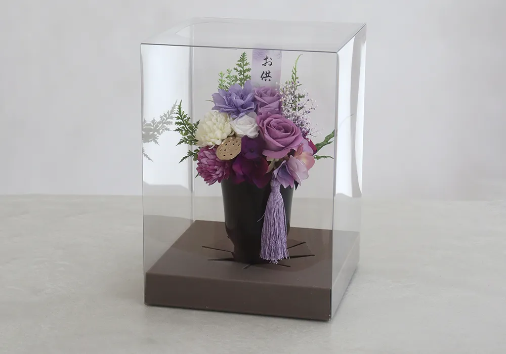 和風 プリザーブドフラワー 仏花 お供え花 儚音（はくね）|フルール