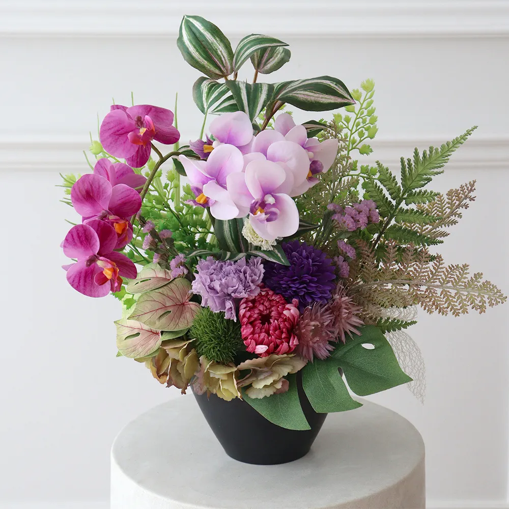 和風プリザーブドフラワー 紫檀（したん）