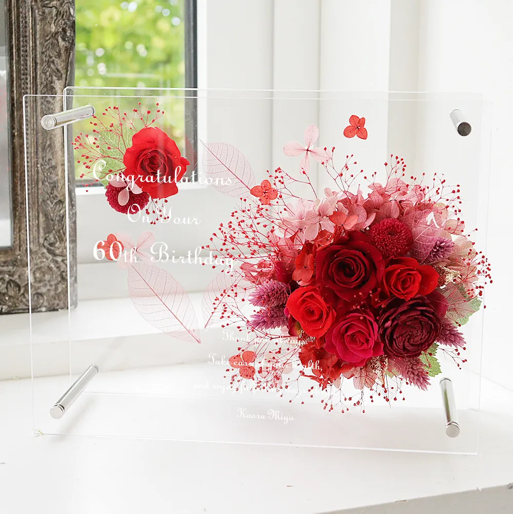 プリザーブドフラワー Fiona ルージュ