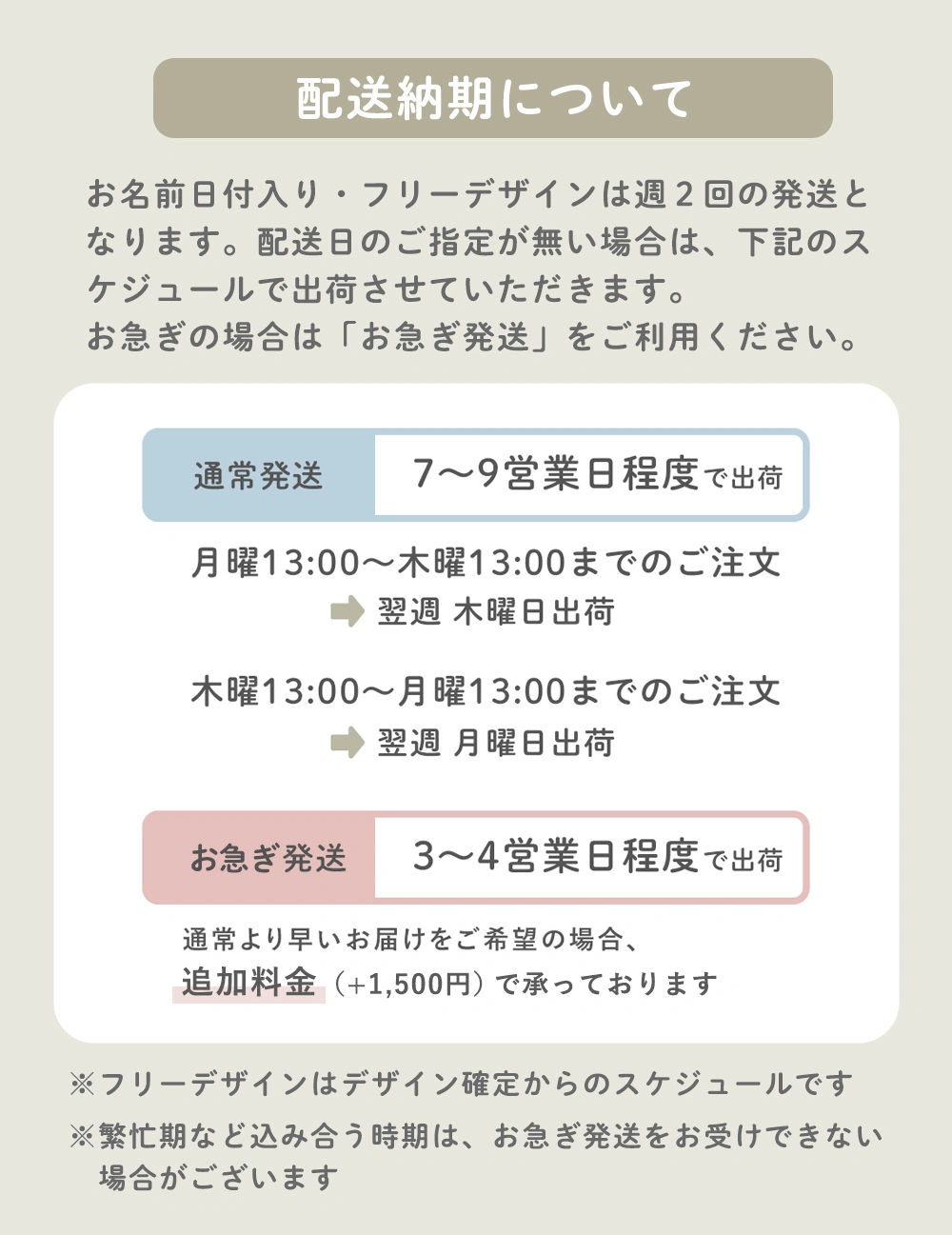 フラワーフレーム納期はこちら