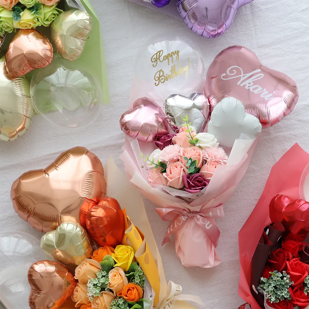 ソープフラワー エレガントバルーンブーケ